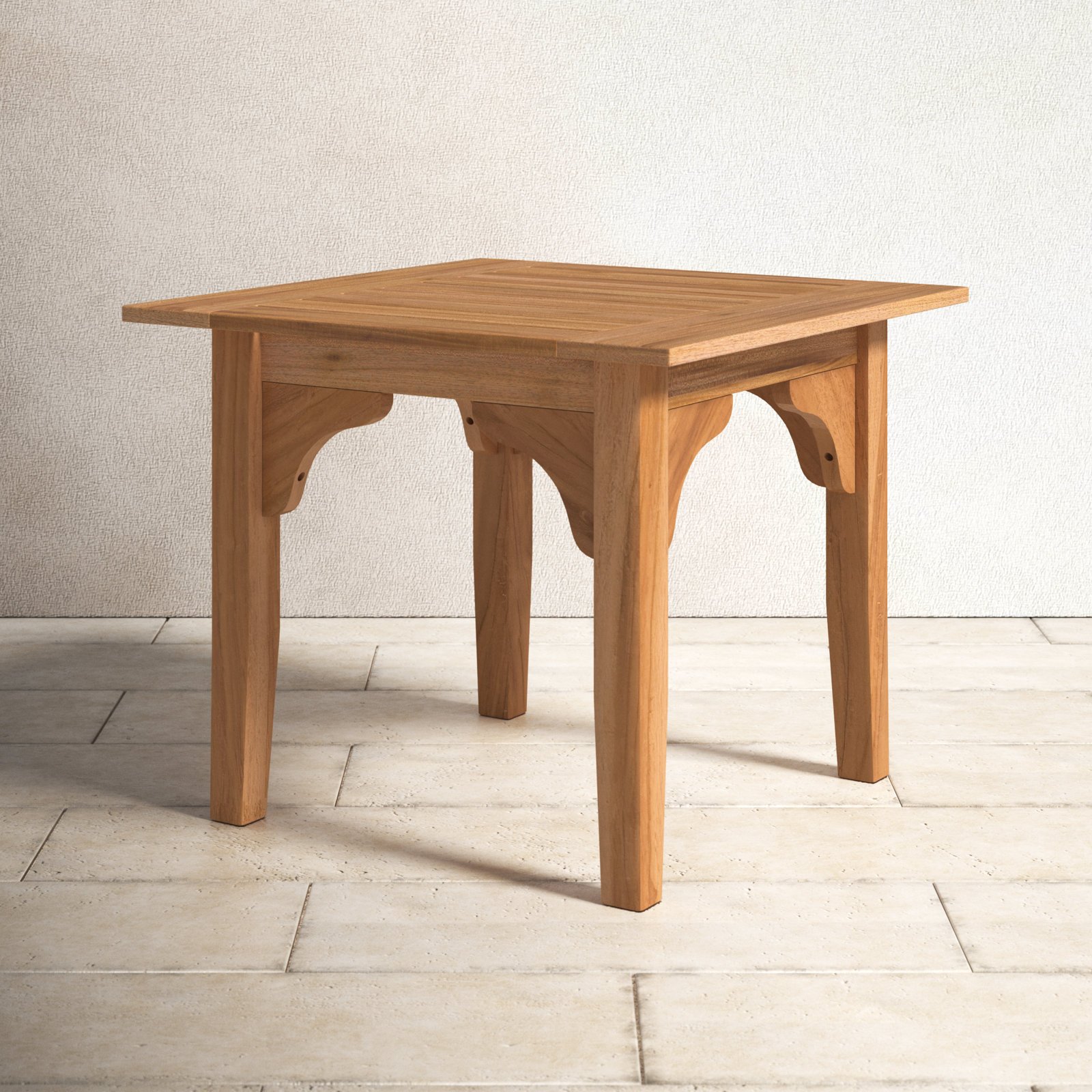 nania-kokh 3 Ruwais Teak Outdoor Side Table Natural