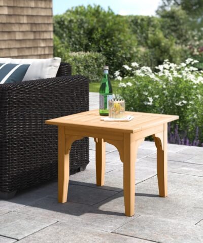 Ruwais Teak Outdoor Side Table Natural