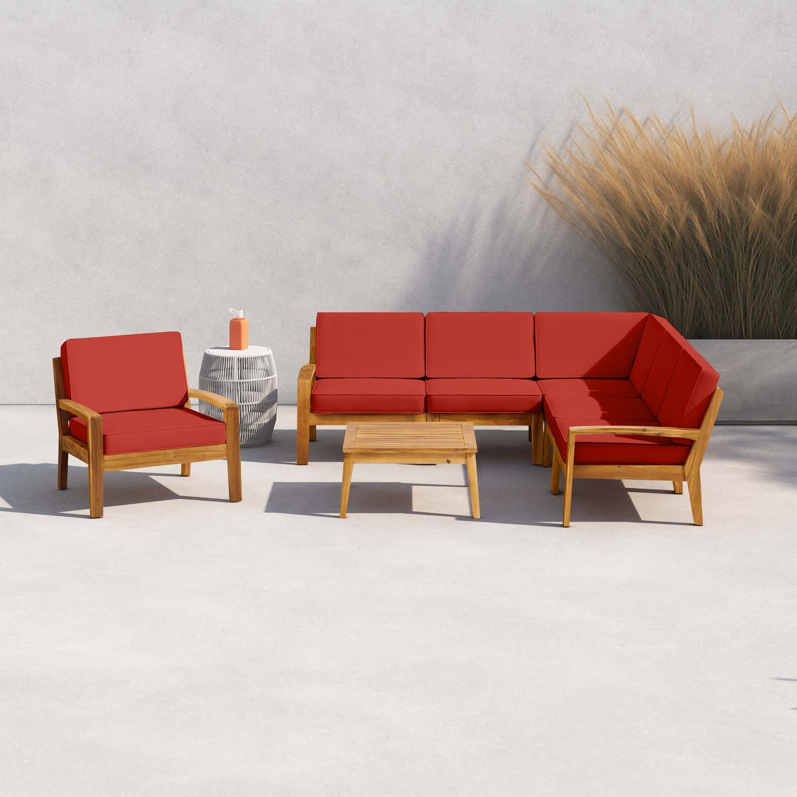 nania-kokl 3 Al Jazirah 5 Person Outdoor Seating Group with Cushions