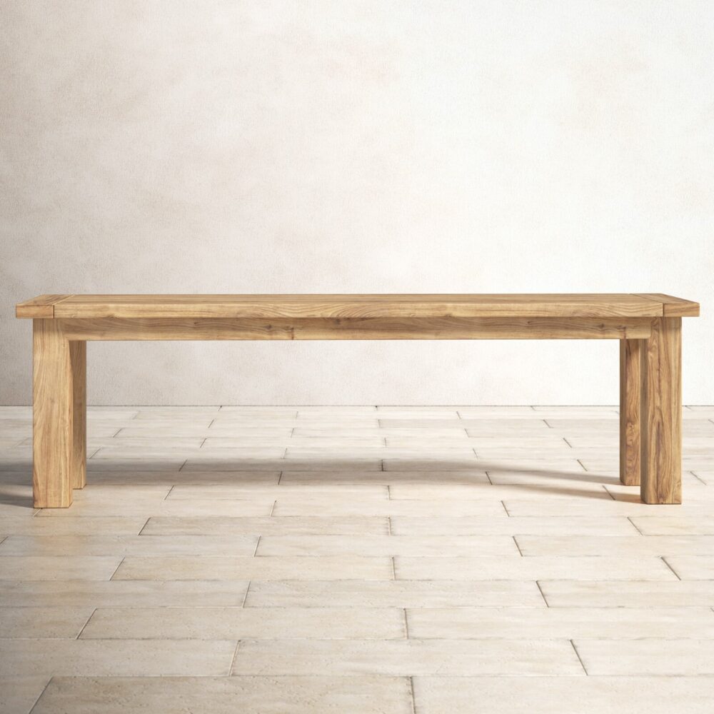 Jebel Ali Natural Teak Outdoor Bench