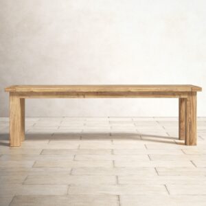 Jebel Ali Natural Teak Outdoor Bench