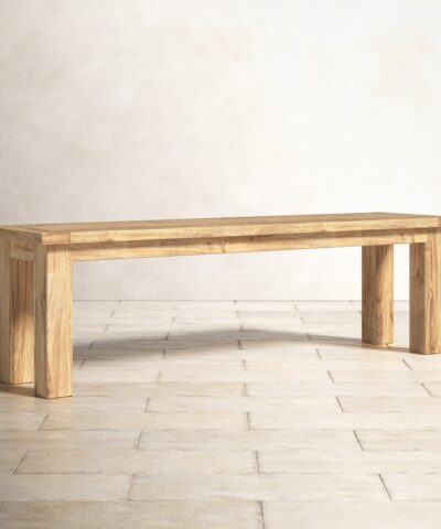 Jebel Ali Natural Teak Outdoor Bench