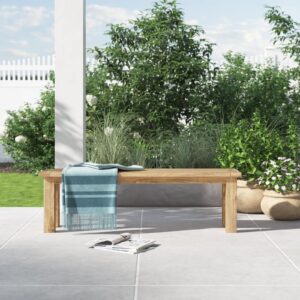 Jebel Ali Natural Teak Outdoor Bench