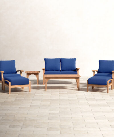 Fujairah 7 Piece Teak Sofa Seating Group with Cushion