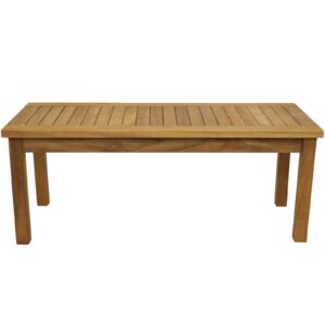 Napoli Teak Outdoor Coffee Table Natural