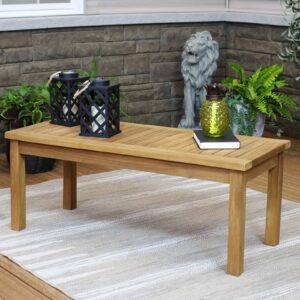 Napoli Teak Outdoor Coffee Table Natural