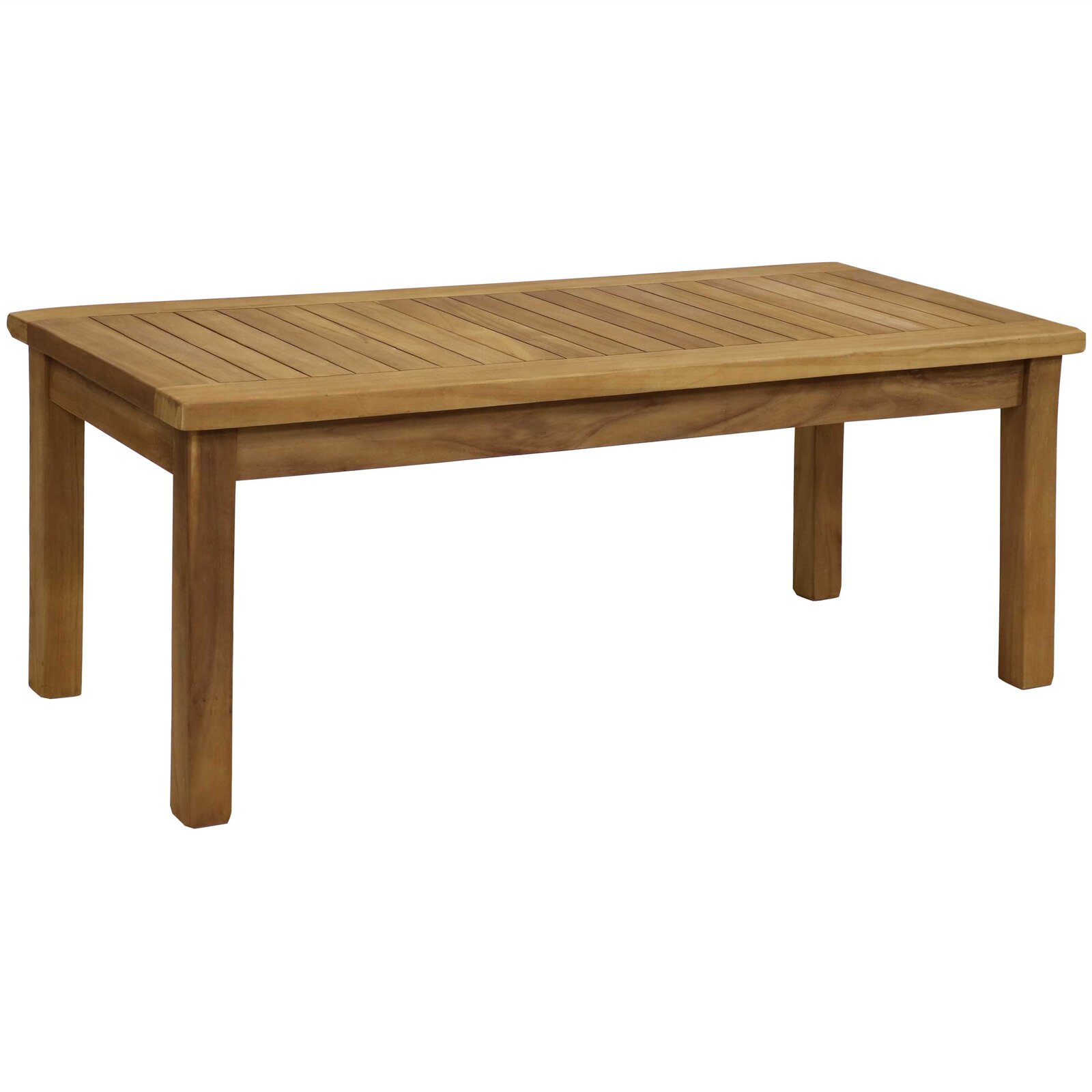 Napoli Teak Outdoor Coffee Table Natural