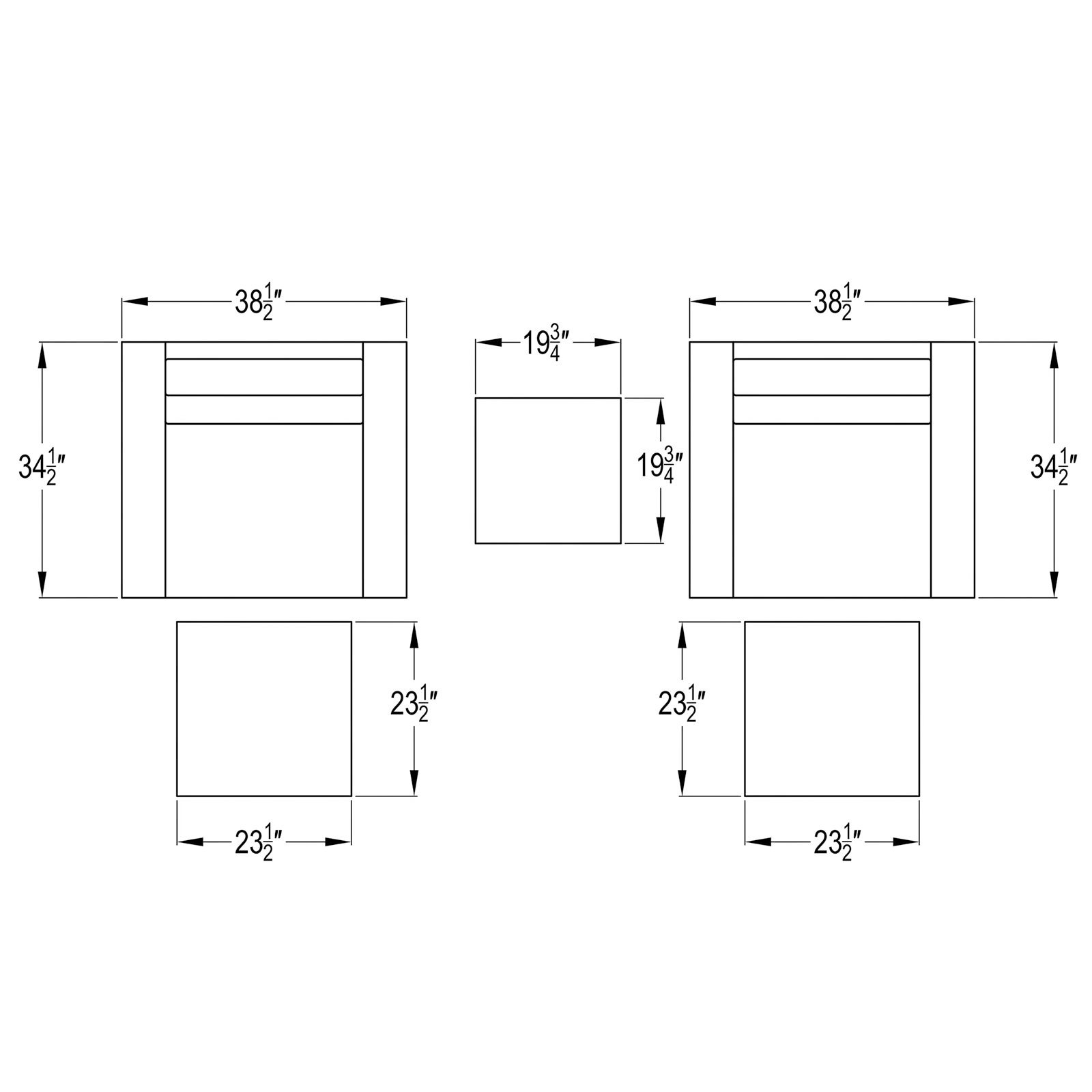 Calabria Outdoor Synthetic Rattan Seating Group with Cushions