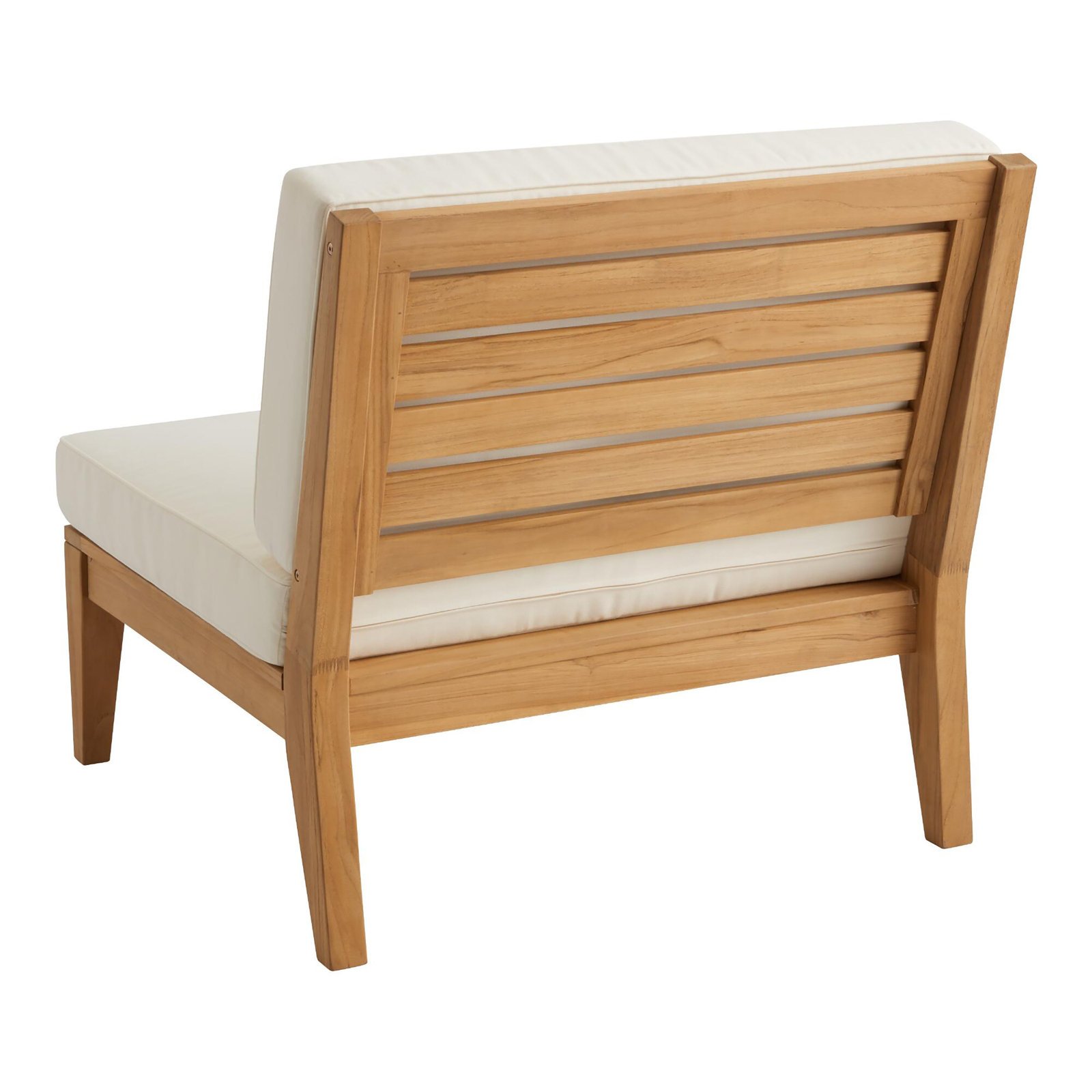 Cagliari Outdoor Solid Teak Wood Chair with Cushions