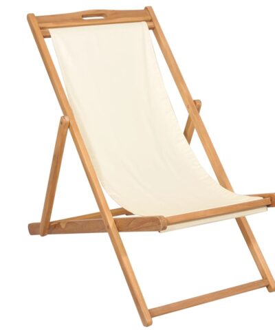 Bologna Deck Chair Teak With Polyester