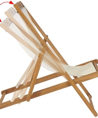 Bologna Deck Chair Teak With Polyester