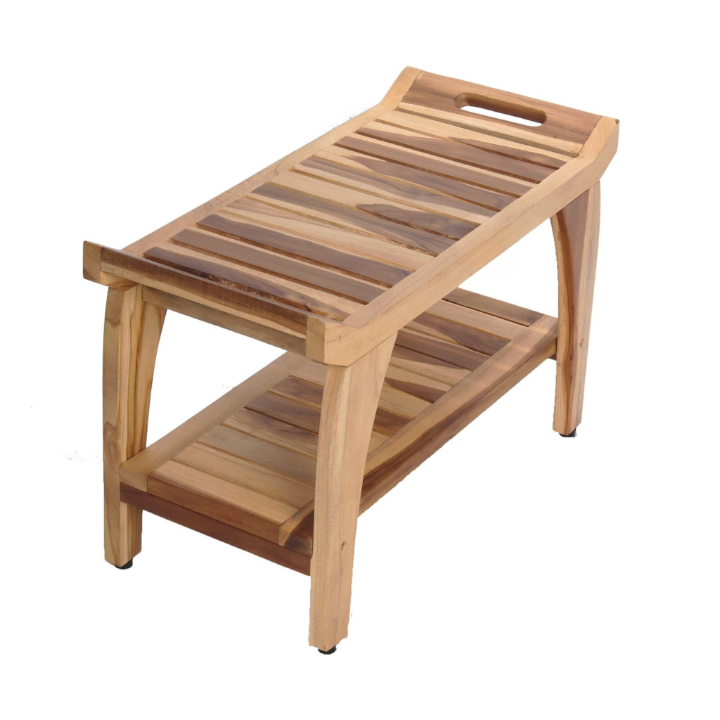 Bari Natural Teak Shower Bench