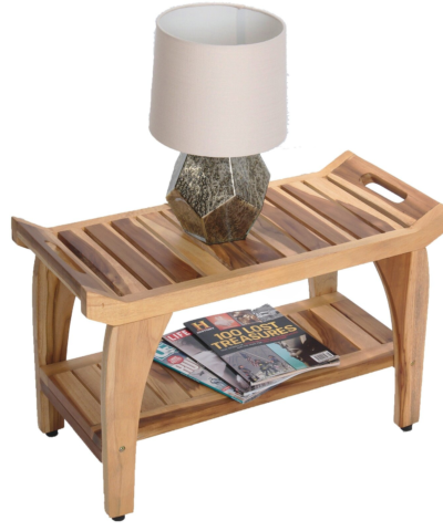 Bari Natural Teak Shower Bench