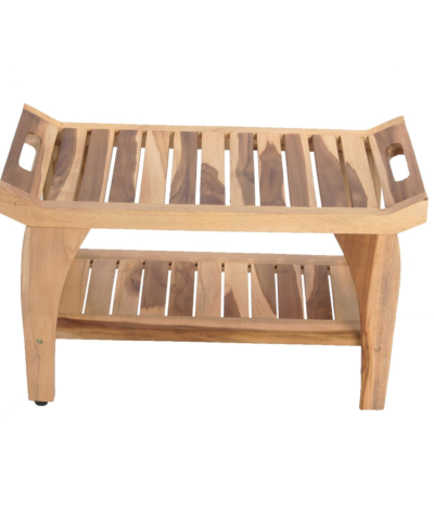 Bari Natural Teak Shower Bench