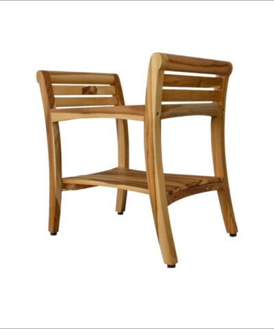 Venezia Teak Bath Stool with Handle