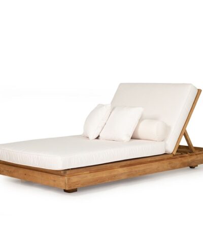 Toyonaka Teak Outdoor Sun Lounger