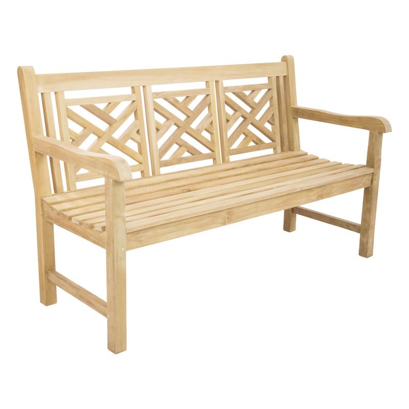 Ichihara Teak Outdoor Bench Natural 150cm