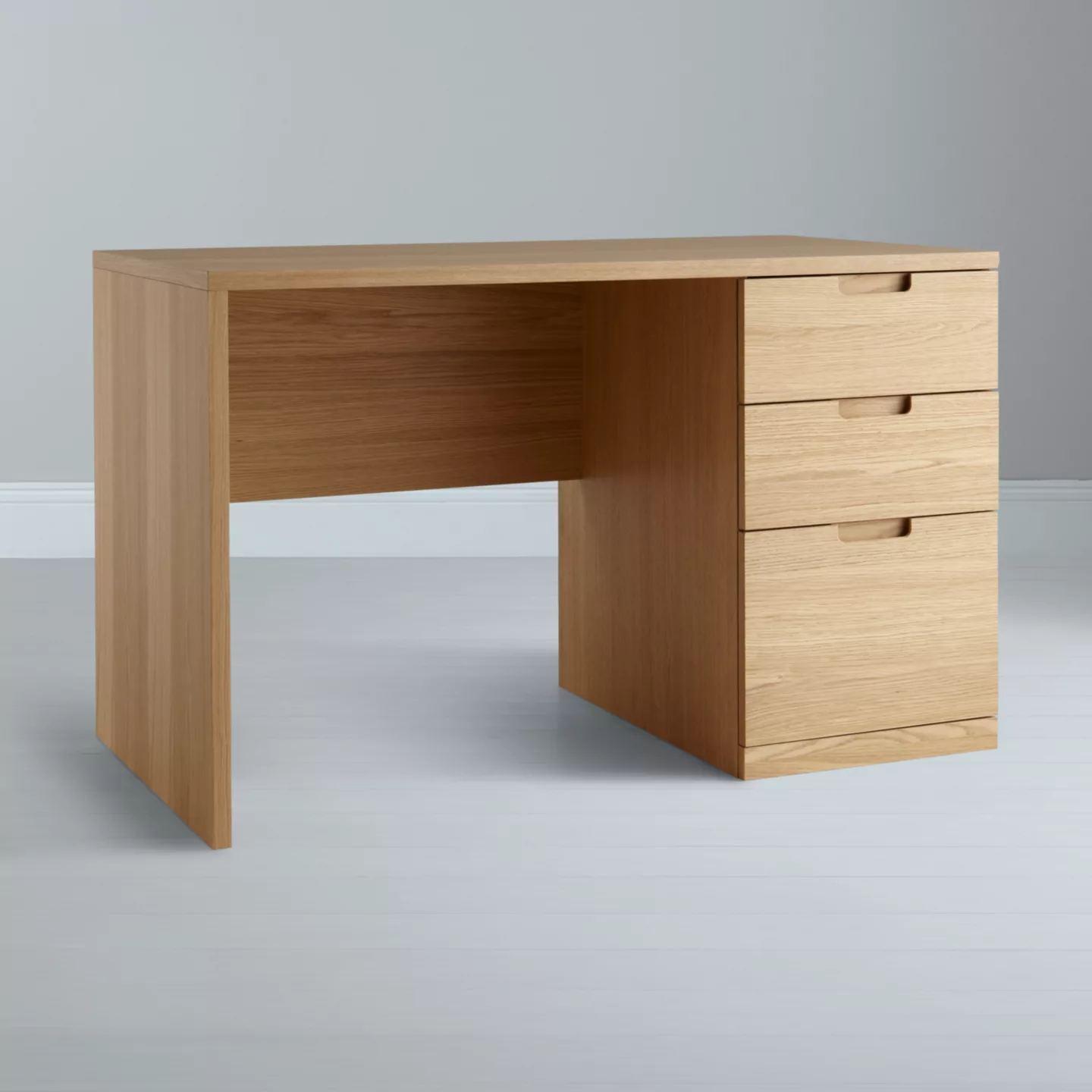 Leidschendam Teak Wood Minimalist Study Desk