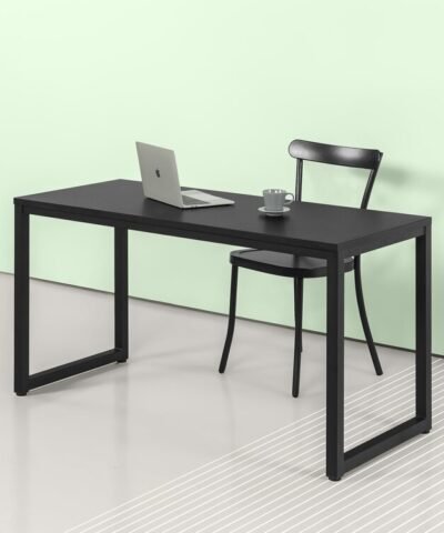 Hengelo Solid Steel Office Desk Black