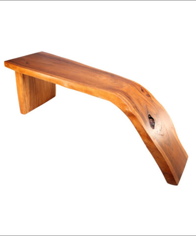 Reims Rennes Teak Solid Water Fall Edge Slab Table