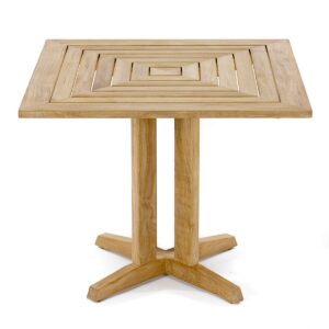 Le Havre Pyramid Square Teak Coffe Table