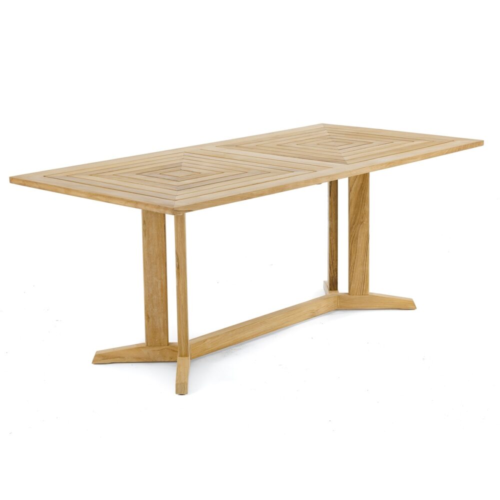 Grenoble Teak Picnic Table Set Rectangular Table