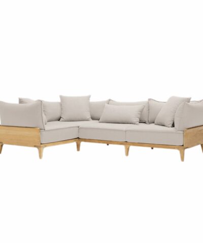 Amiens Luxury Teak Outdoor Bluff 4 Seater