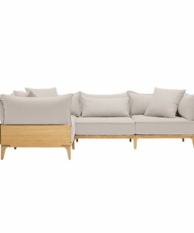 Amiens Luxury Teak Outdoor Bluff 4 Seater