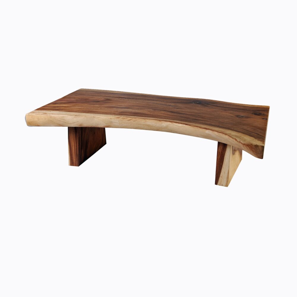 Bordeaux Teak Solid Rectangular Slab Table