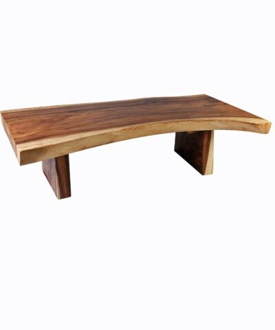 Bordeaux Teak Solid Rectangular Slab Table