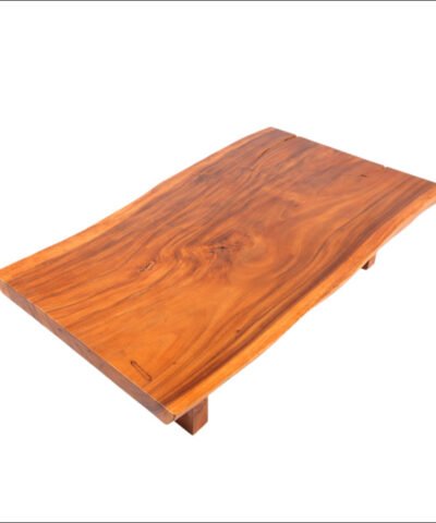 Lille Teak Solid Slab Table Short Leg