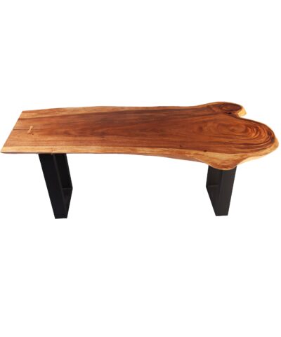 Toulouse Teak Solid Console Slab Table