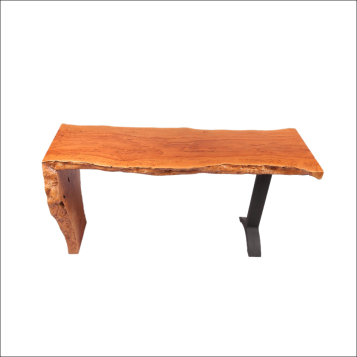 Nice Teak Solid Water Fall Console Table