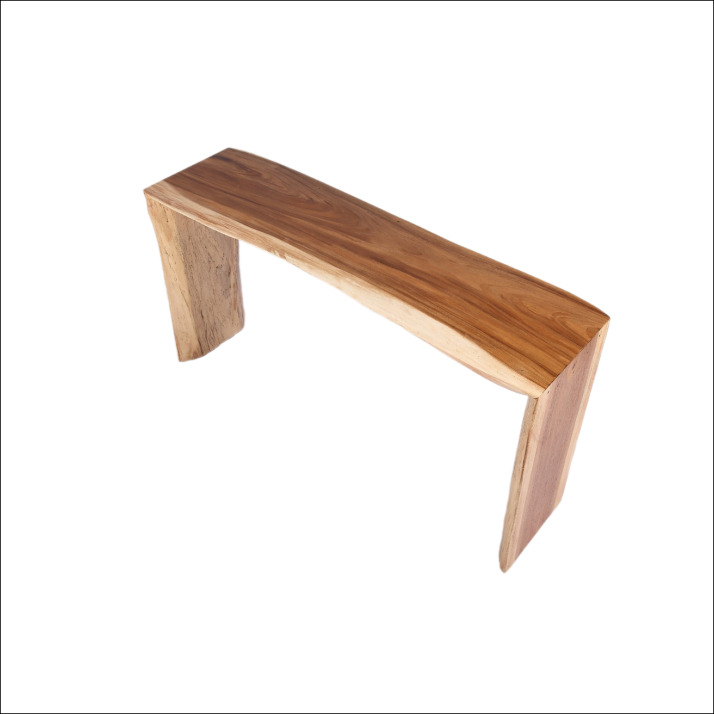 Nantes Teak Natural Water Fall Console Table