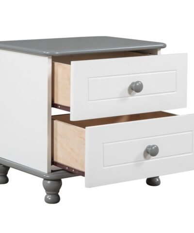 Maastricht Nightstand Boat-Shaped Wood Duco Glosy