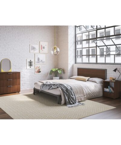 Groningen 3-Piece Brown Wood Queen Bed Set