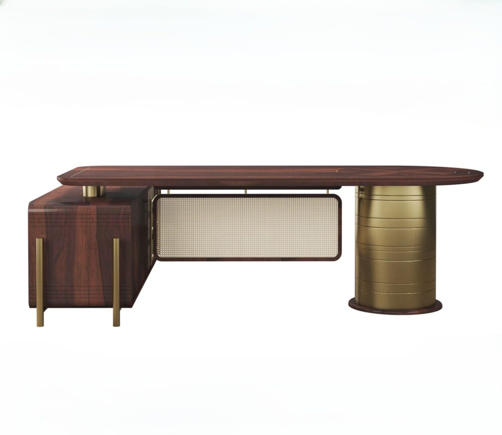 Higashihiroshima Teak Office Table luxury