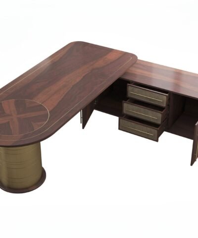 Higashihiroshima Teak Office Table luxury