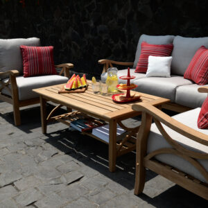 Hasselt Teak Coffee Table Outdoor Natural