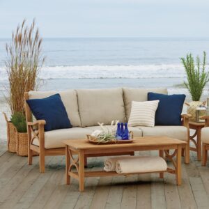 Hasselt Teak Coffee Table Outdoor Natural