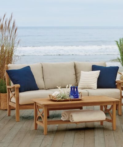 Hasselt Teak Coffee Table Outdoor Natural