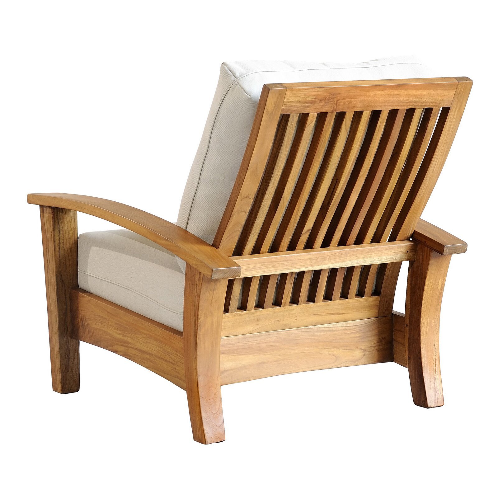 nania-koxi 2 Singapore Teak Lounger Patio Chair with Cushions