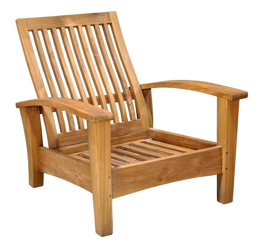 Singapore Teak Lounger Patio Chair with Cushions