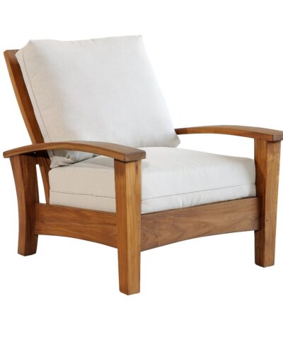 Singapore Teak Lounger Patio Chair with Cushions