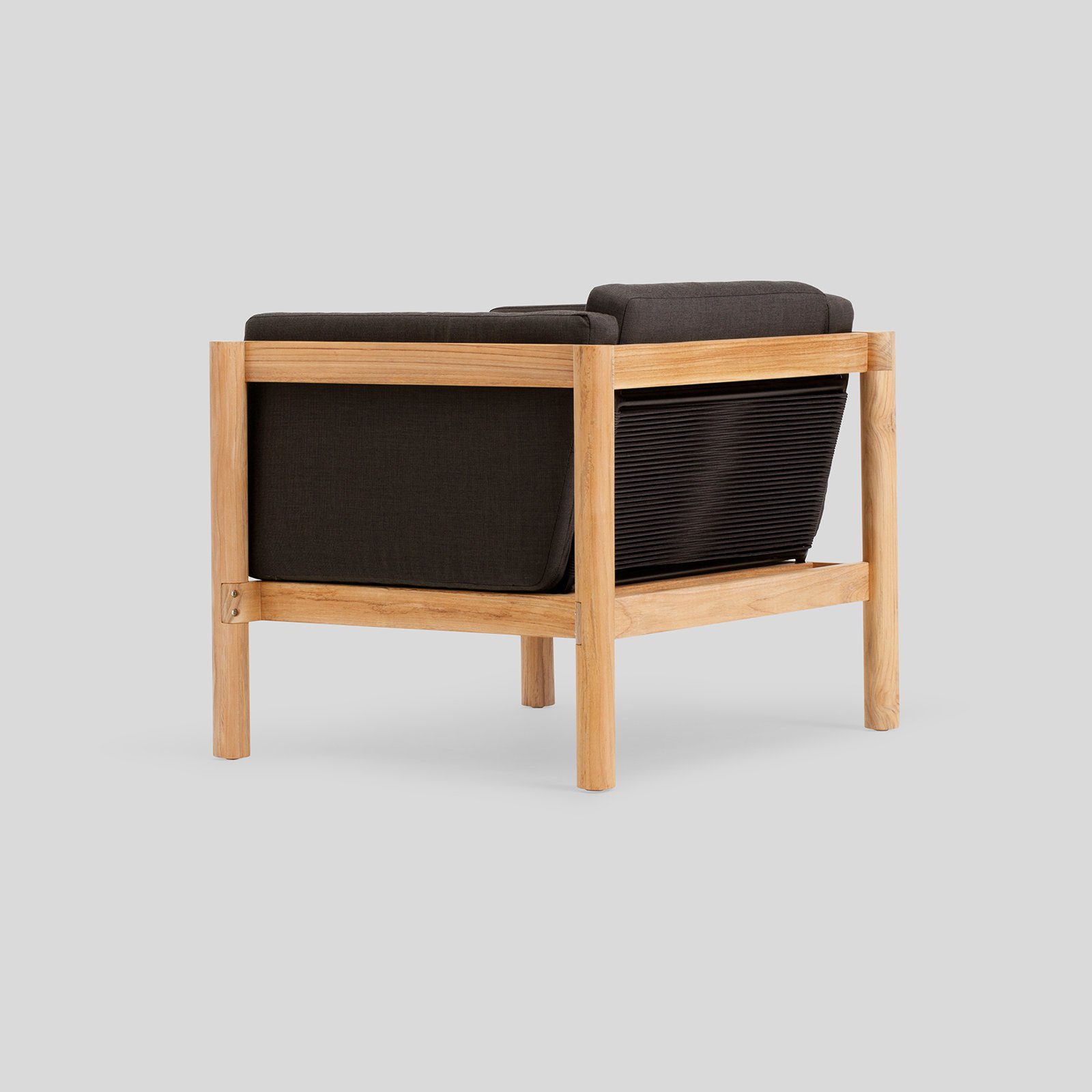 nania-koxq 3 Aalst Teak Sofa Chair with Sunbrella Cushions