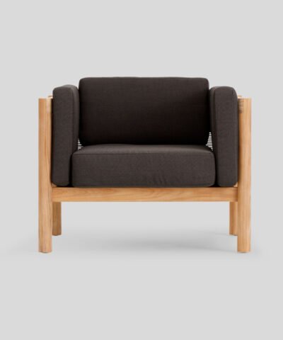 Aalst Teak Sofa Chair with Sunbrella Cushions