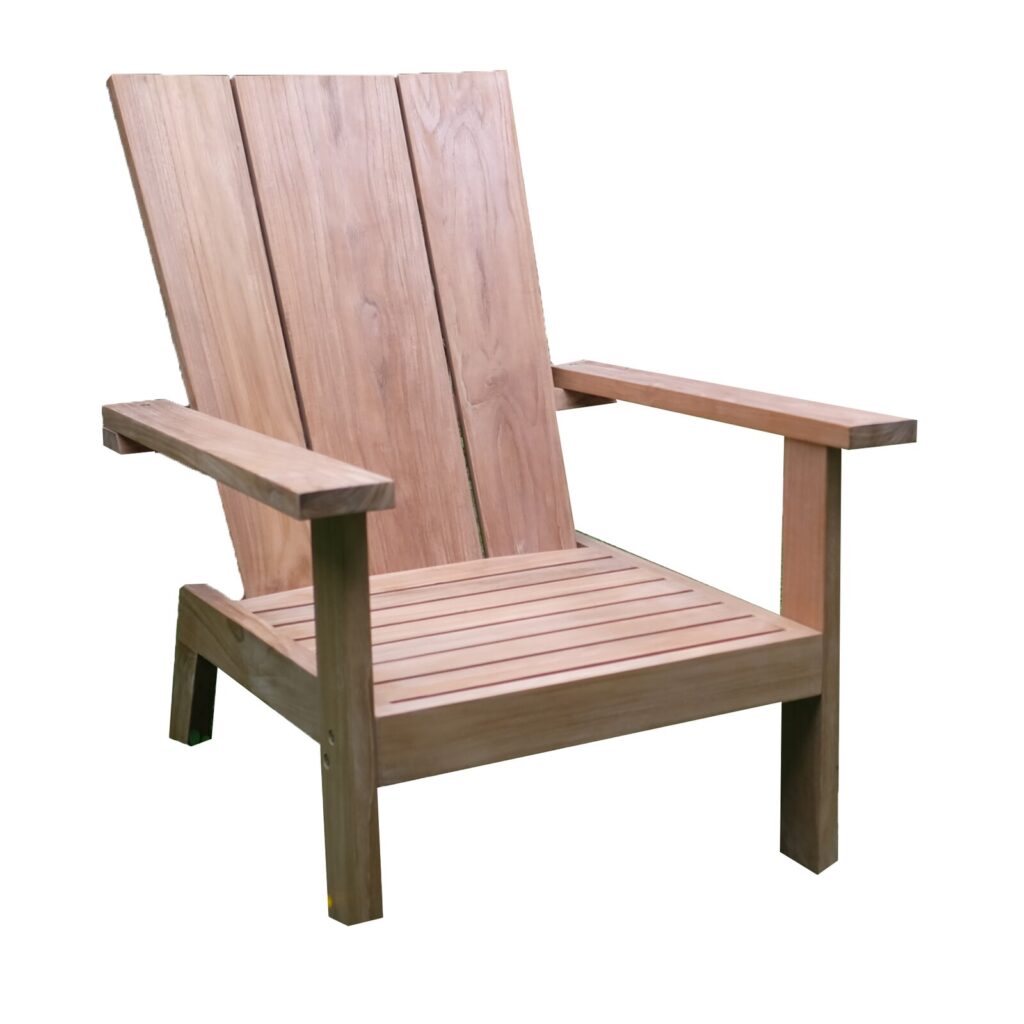 Niklaas Teak Patio Lounger Chair with Sunbrella Cushions