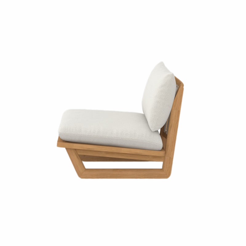 Villeurbanne Teak Outdoor Accent Chair Natural