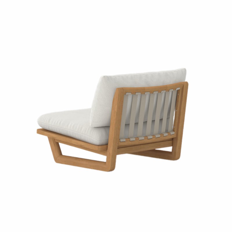 Villeurbanne Teak Outdoor Accent Chair Natural