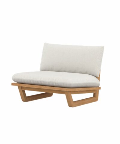 Villeurbanne Teak Outdoor Accent Chair Natural